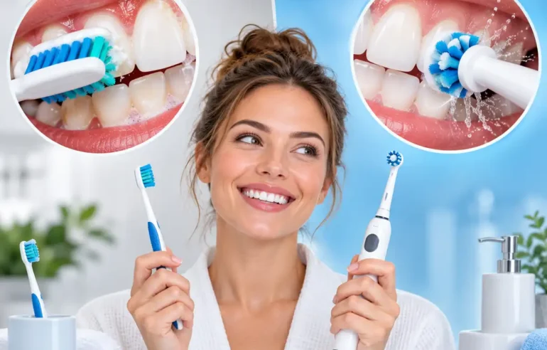 Electric or Manual Toothbrush