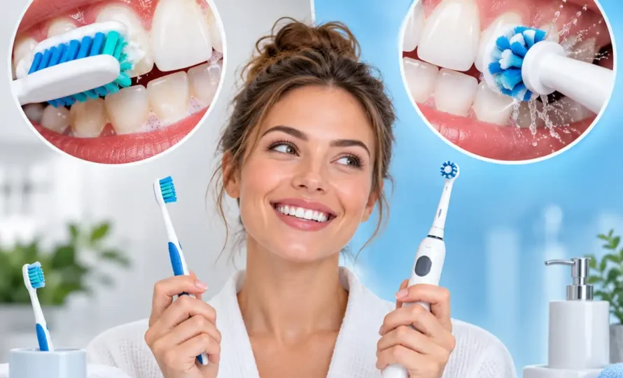 Electric or Manual Toothbrush